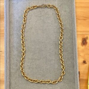 Heavy Gold-tone Chain Necklace